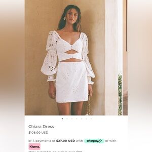 Sabo Skirt white Chiara dress